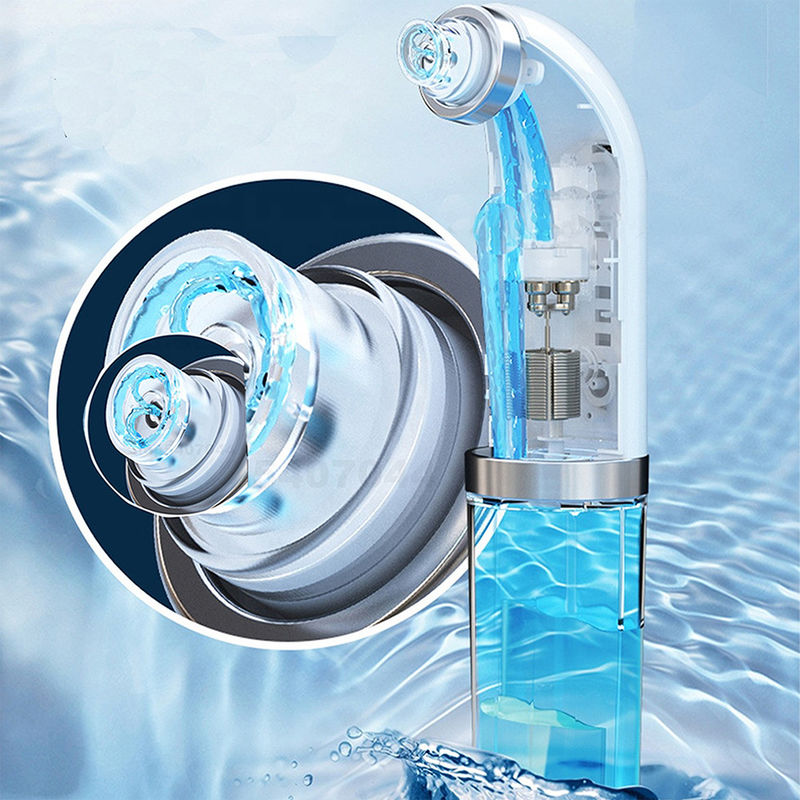 Limpiador de poros de ciclo de agua de burbujas pequeñas con potencia de succión de 30kpa y voltaje de carga de 5V/1A