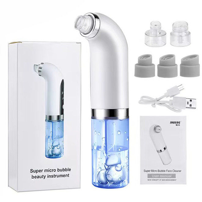 Limpiador de poros de ciclo de agua de burbujas pequeñas con potencia de succión de 30kpa y voltaje de carga de 5V/1A