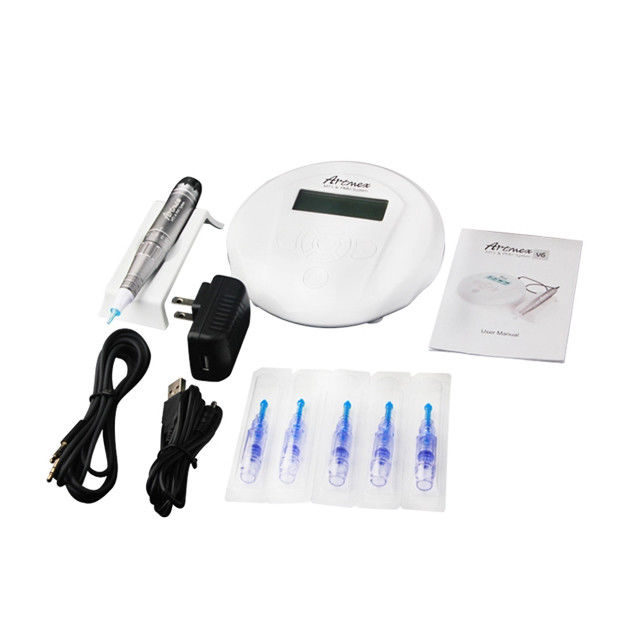 Arma de tatuaje maquillaje permanente máquina de tatuaje Derma eléctrico V6 Artmex MTS PMU ojo ceja labio