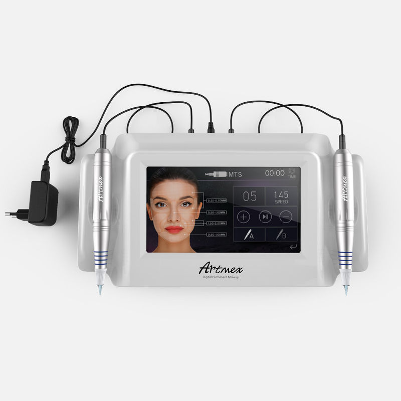 ABS Aluminio Artmex V8 Microneedling Derma Pen PMU y MTS Función Kit de la máquina de tatuaje