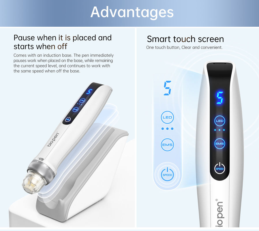 Mejore su rutina de cuidado de la piel con Bio Pen Q2 EMS Microneedling y terapia con luz LED