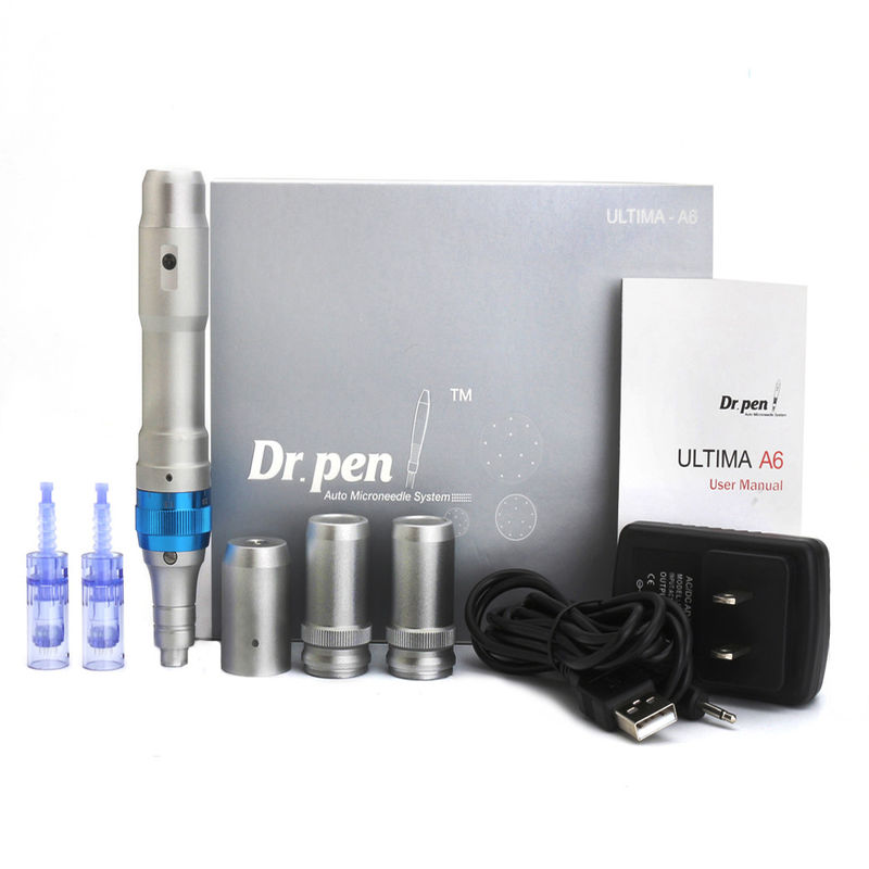 Dr Pen Potente Ultima A6 Microneedle Dermapen Meso Recargable con fuente de alimentación inalámbrica y cableada