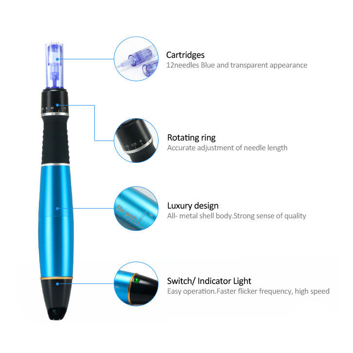 Modern Aesthetics Dr. Pen Ultima Material de aguja A1-W para la eliminación de pigmento de labios y ojos
