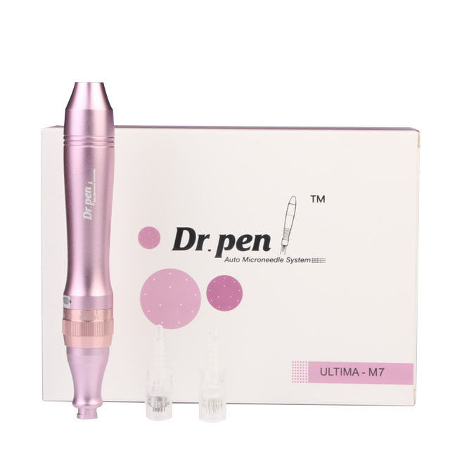 CE M7 Sistema de Microneedle Pluma Derma eléctrica para cuerpo, cara, labios y ojos Rejuvenecimiento