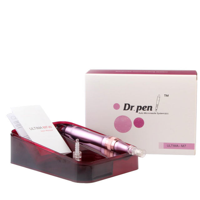 CE M7 Sistema de Microneedle Pluma Derma eléctrica para cuerpo, cara, labios y ojos Rejuvenecimiento