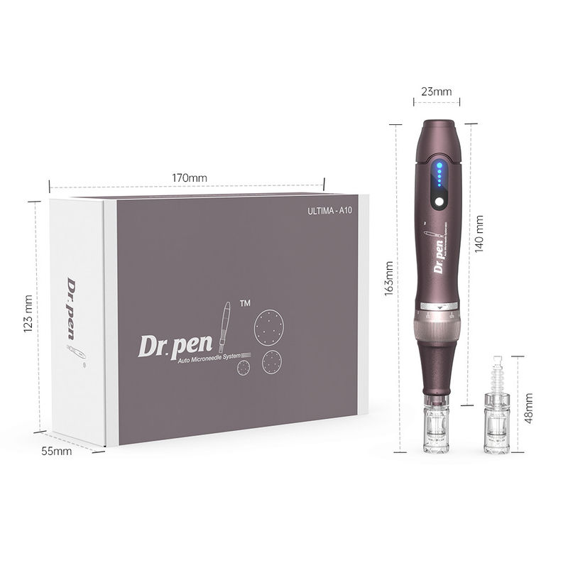 Agujas eléctricas Dermapen 2023 A10 para el rejuvenecimiento de la piel y 5 niveles de velocidad