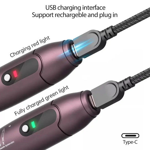 Agujas eléctricas Dermapen 2023 A10 para el rejuvenecimiento de la piel y 5 niveles de velocidad