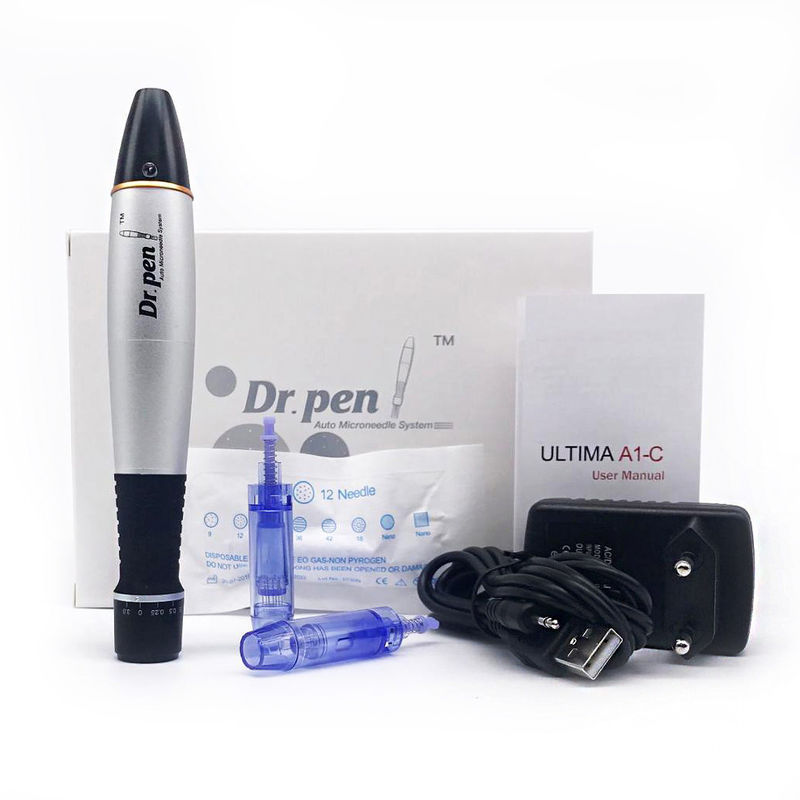 1/3/7/9/12/24/36/42/nano agujas Dr. derma pluma A1-C dispositivo de microagujas médico CE
