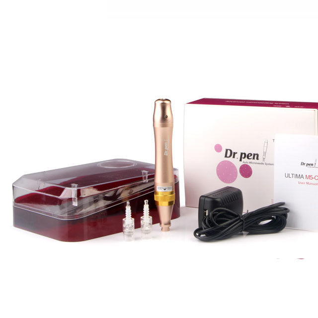 Revitalice la piel con el Dr Pen M5-W Gold Dermapen y 1/3/7/9/12/24/36/42 agujas