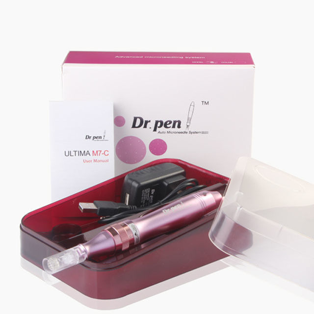 Estimulación de la longitud de la aguja Pluma Derma eléctrica para el sistema de microagujas de tipo bayoneta