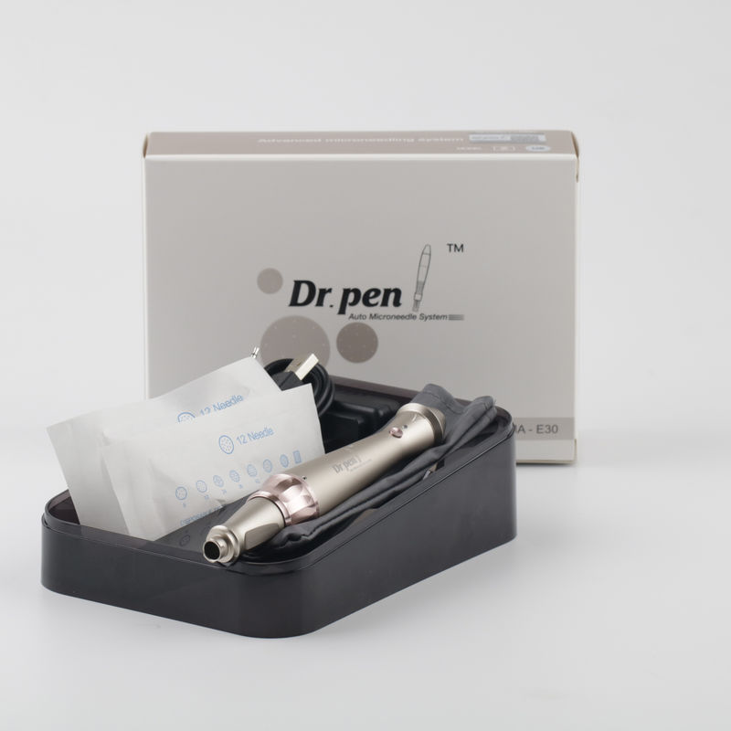 Dr.pen E30 C Pluma Derma con cable Máquina profesional para el cuidado de la piel con cáscara de aleación de aluminio