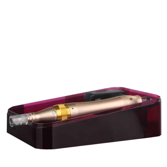 Materiales para agujas de plástico y acero quirúrgico El secreto del éxito de M5-C Gold Dermapen