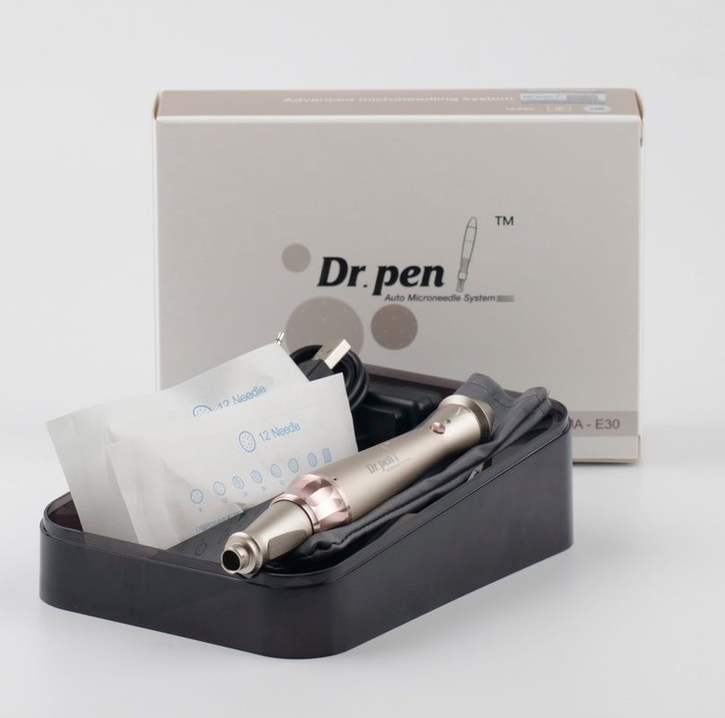Dr Pen E30 Máquina de belleza eléctrica para el cuidado de la piel para el antienvejecimiento en plata rosa