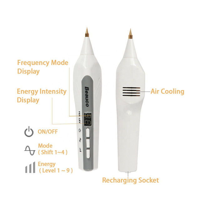 110V-240V de tensión nominal de eliminación de tatuajes recargable Mini Mole Laser Pen para el cuidado de la belleza