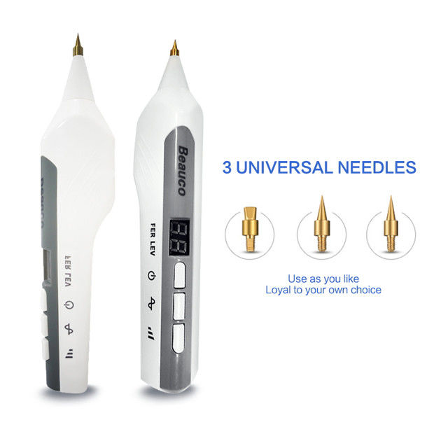 110V-240V de tensión nominal de eliminación de tatuajes recargable Mini Mole Laser Pen para el cuidado de la belleza