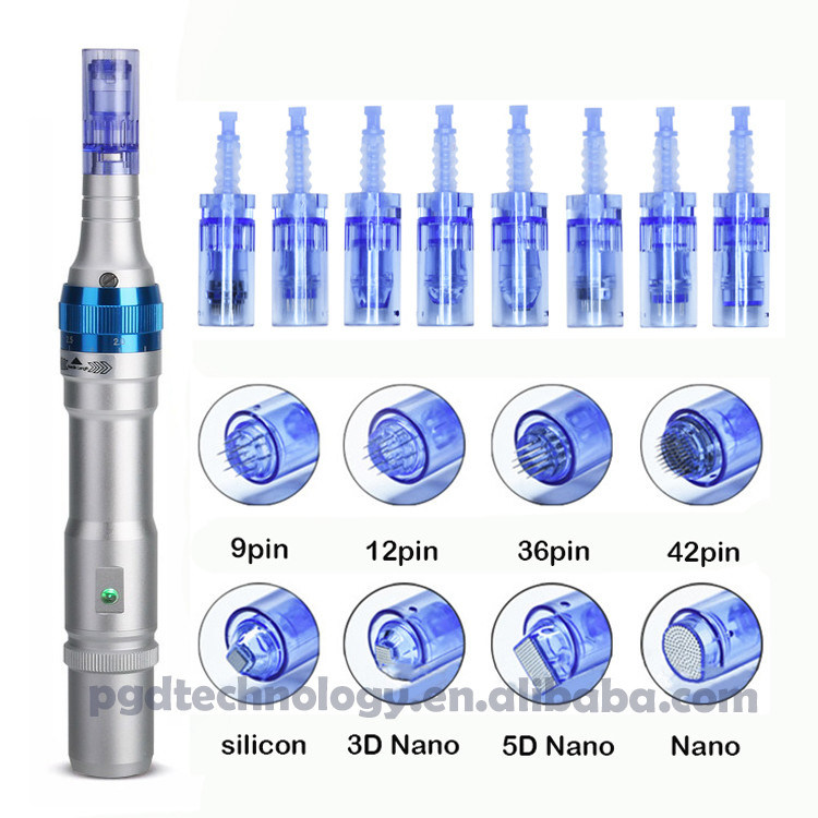 Cartuchos de agujas para el sistema de rodadura Derma 1/3/5/7/9/12/36/42 Pin/Nano Cartucho de agujas para el sistema de rodadura Derma