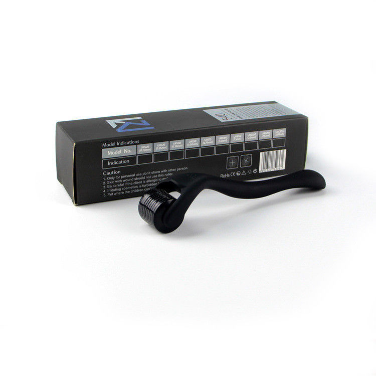 Anti- hinchazón 540 Aguja Derma Mat Roller 0.5mm Crecimiento de la barba Titanio Roller de la barba