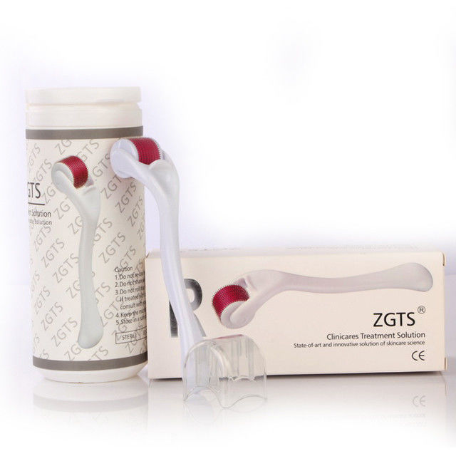 540 pines ZGTS Micro Pin Derma Roller con pin de rodadura de acero inoxidable en mango negro