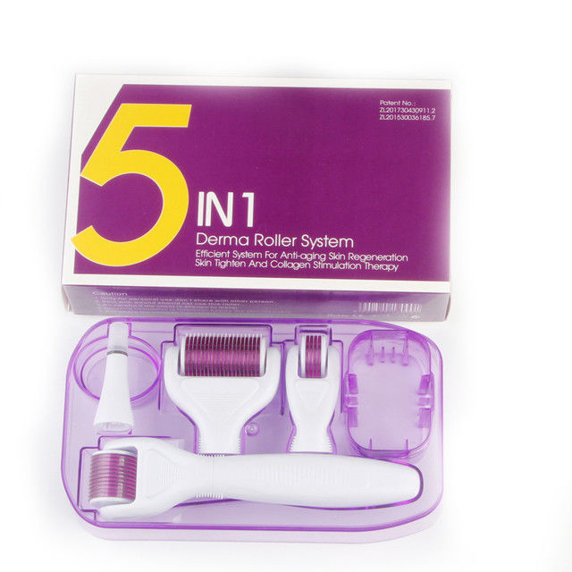 Experimenta el poder de 5 en 1 DRS Derma Roller 300/720/1200 Agujas para una piel impecable