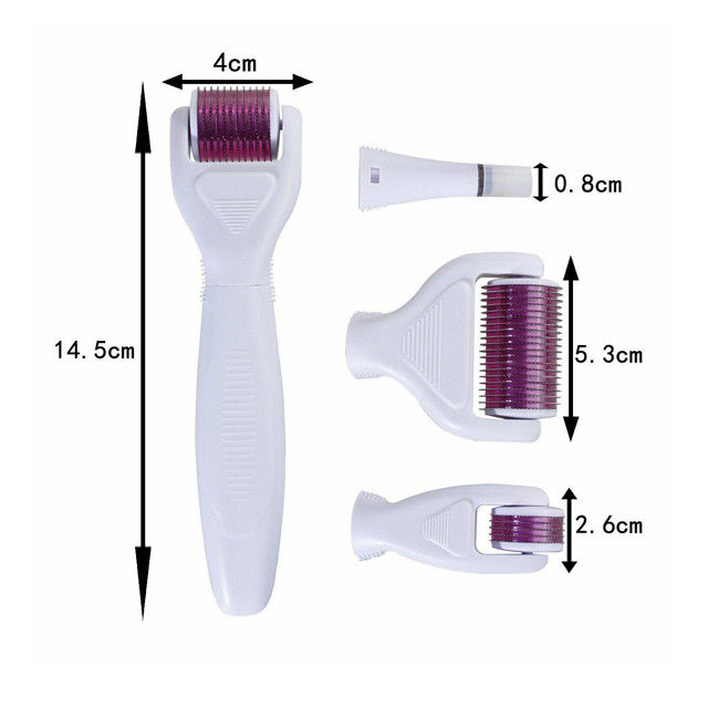Experimenta el poder de 5 en 1 DRS Derma Roller 300/720/1200 Agujas para una piel impecable