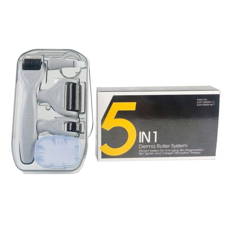 Experimenta el poder de 5 en 1 DRS Derma Roller 300/720/1200 Agujas para una piel impecable