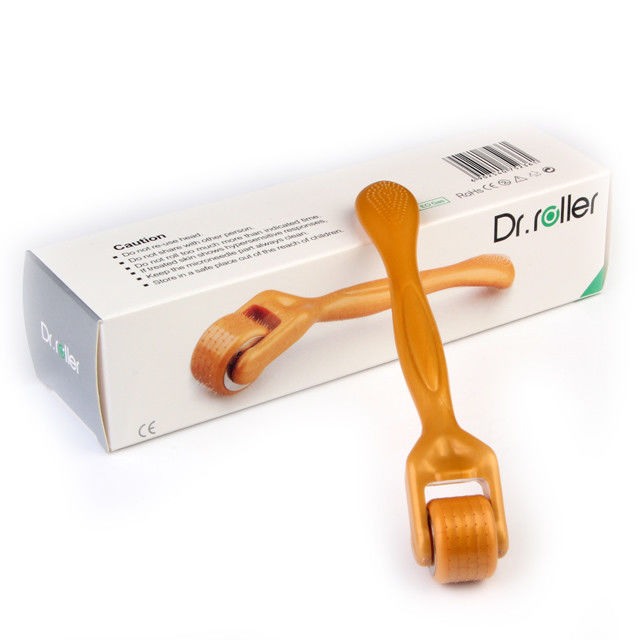 Personalizan el rodillo de derma para el rejuvenecimiento de la piel 120 agujas Micro agujas de terapia de rostro de rodillo