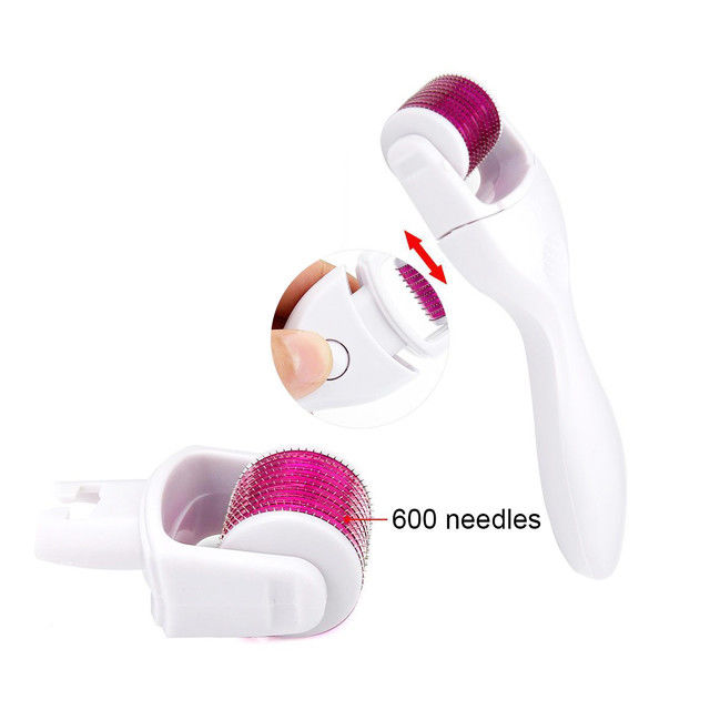 Acero inoxidable / Titanio Microneedle Derma Roller 0.2-3.0mm para el rejuvenecimiento de la piel