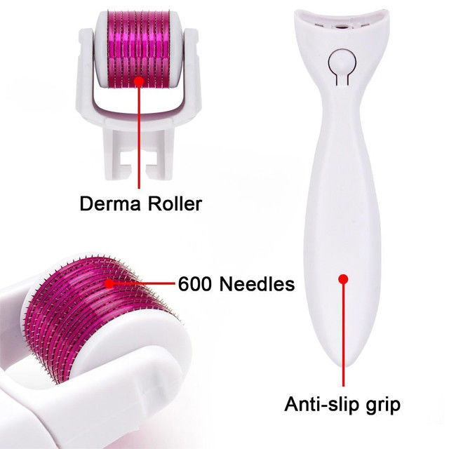 Acero inoxidable / Titanio Microneedle Derma Roller 0.2-3.0mm para el rejuvenecimiento de la piel