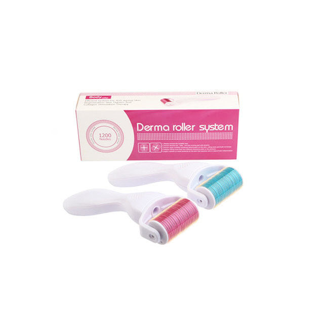 1200 pines de Titanio Aguja Microneedle Derma Roller de la piel para el área de la cabeza objetivo y más