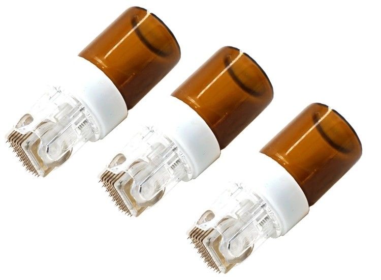 No enchufes Tipo Nuevo diseño 42/150Oro Titanio Microneedle Hydra Stamphydra Roller para el rejuvenecimiento de la piel