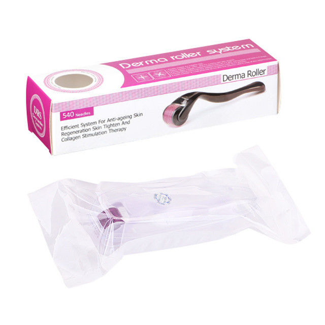 No hay tapones Tipo de grado médico DRS540 Microneedle Derma Roller para el cuidado de la piel de rutina