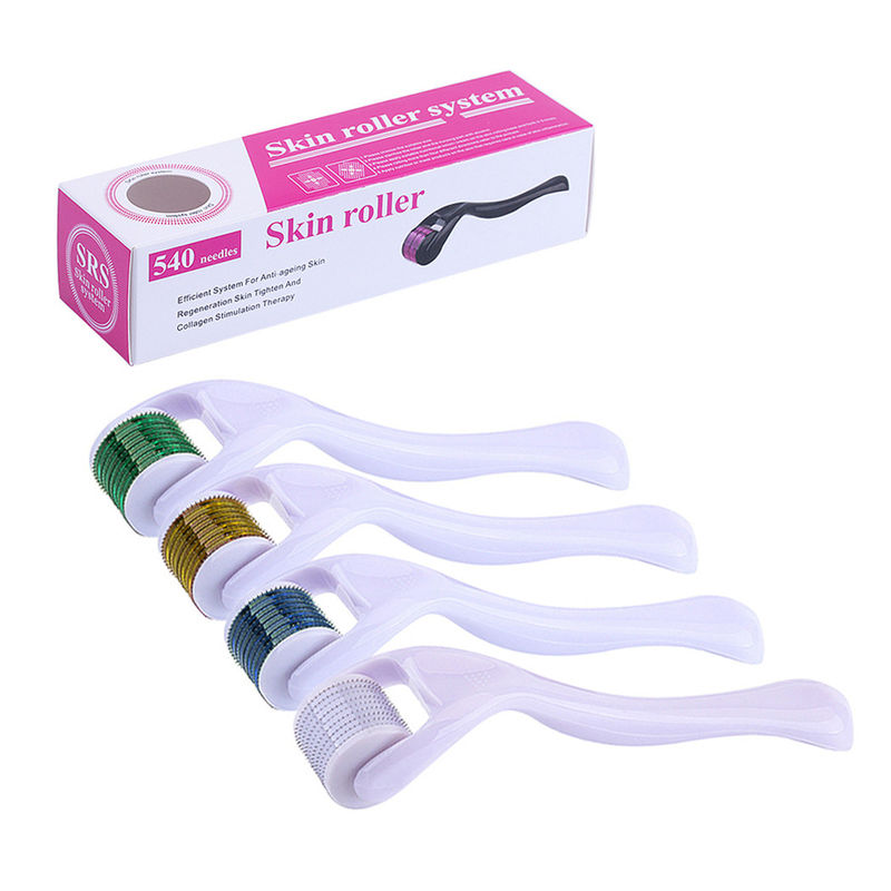 No hay tapones Tipo de grado médico DRS540 Microneedle Derma Roller para el cuidado de la piel de rutina