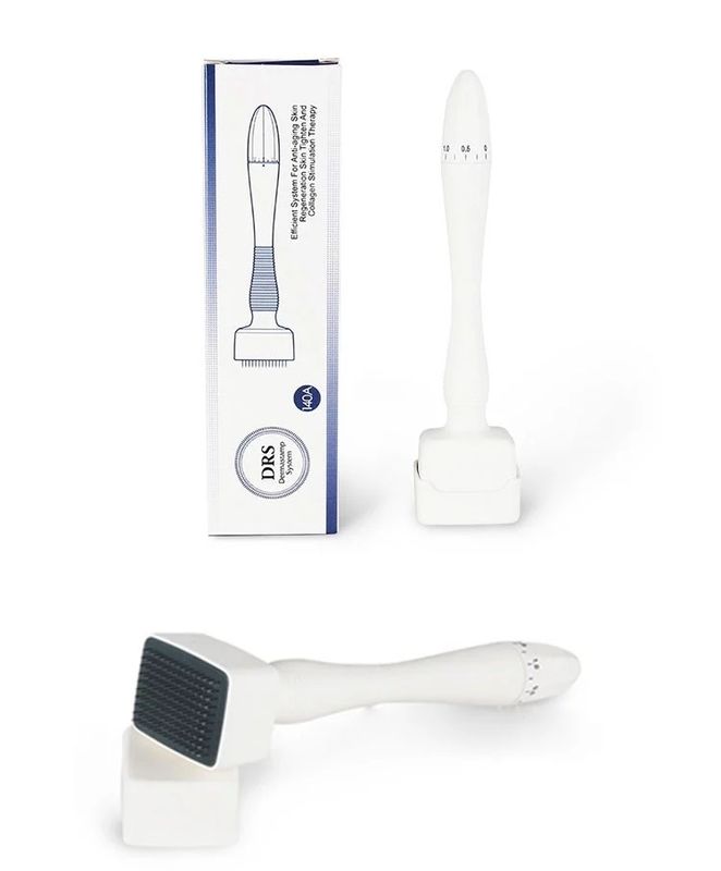 140 agujas Estampilla Derma Roller Aguja para mosquitos para tratar las ojeras y las arrugas