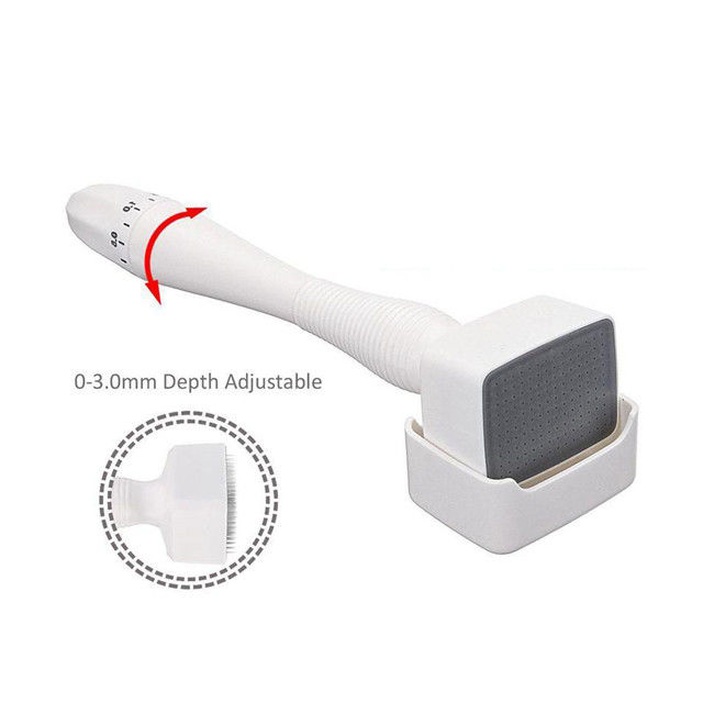 140 agujas Estampilla Derma Roller Aguja para mosquitos para tratar las ojeras y las arrugas
