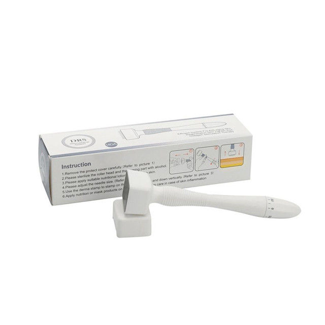 140 agujas Estampilla Derma Roller Aguja para mosquitos para tratar las ojeras y las arrugas