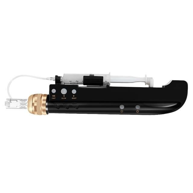 7 luces Nano Derma Pen 3 en 1 Mini Inyector de Mesoterapia con Agua para Ampliadores de Mama